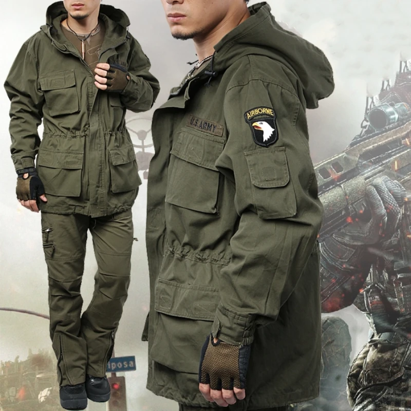 Outdoor Sport Windbreaker - 미국 군사 양털 전술 윈드 브레이커