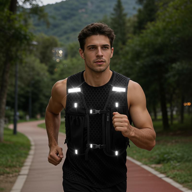 Trail Running Vest - 신형 러닝 조끼 남녀공용 경량 통기성
