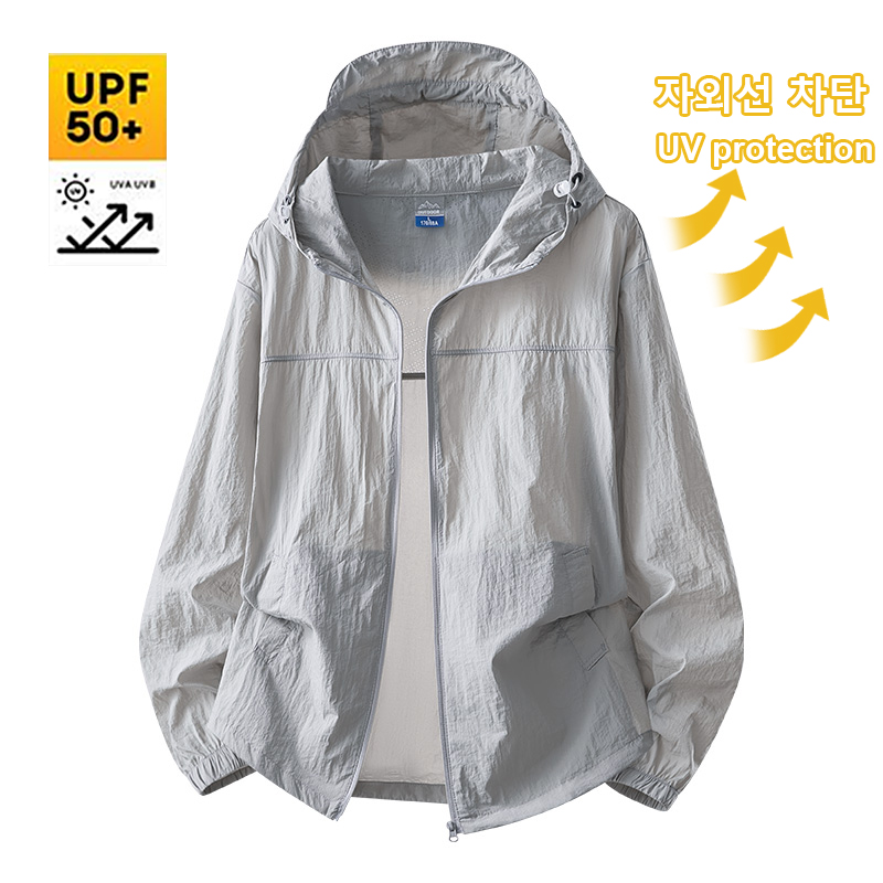 남성 초박형 방수 자외선 차단 의류 여름 캐주얼 루즈핏 - Outdoor Sport Windbreaker 리뷰 및 가격