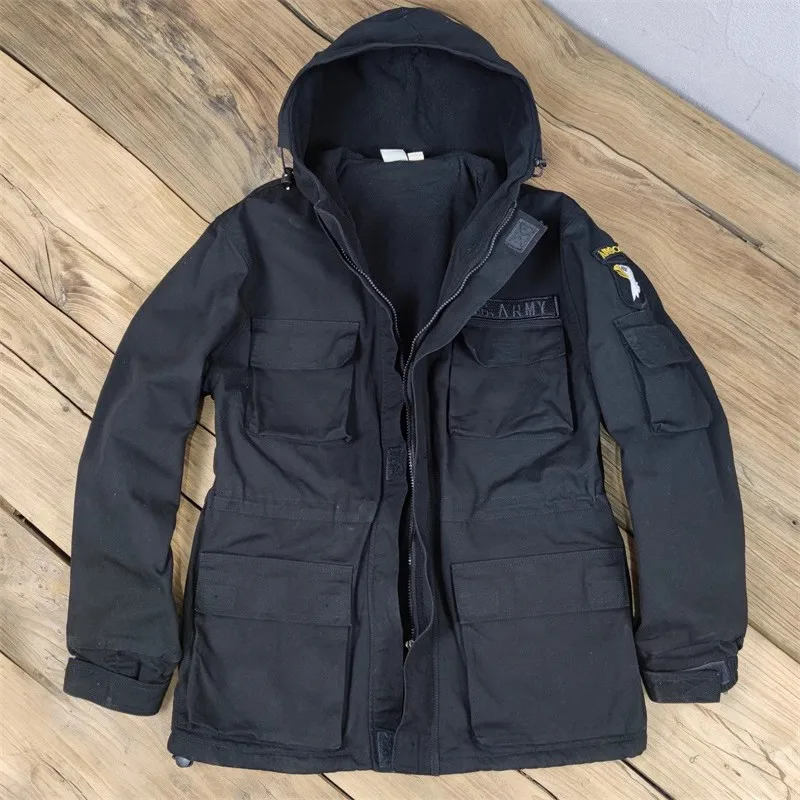 미국 군사 양털 전술 윈드 브레이커 자켓 남자 가을 겨 - Outdoor Sport Windbreaker 리뷰 및 가격