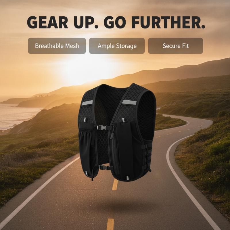 신형 러닝 조끼 남녀공용 경량 통기성 반사 기능 마라톤 - Trail Running Vest 리뷰 및 가격